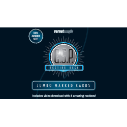 E.S.P. Jumbo Testing Cards (Gimmicks and Online Instructions) by Vernet Magic - Trick