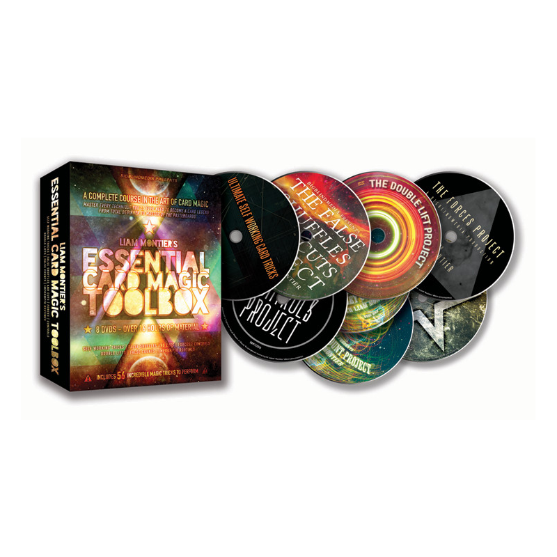 BIGBLINDMEDIA Presents Liam Montier's Essential Card Magic Toolbox (8 DVD set) - DVD