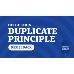 Evidence of a Well Spent Life - Duplicate Principle Cards by Helge Thun