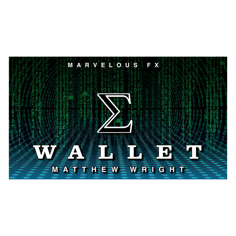 E Wallet BLACK by Matthew Wright - Trick
