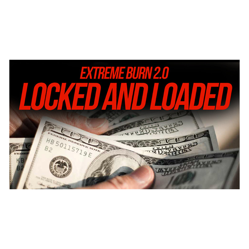 Extreme Burn 2.0: Locked and Loaded (Gimmicks and Online Instructions) by Richard Sanders - Trick