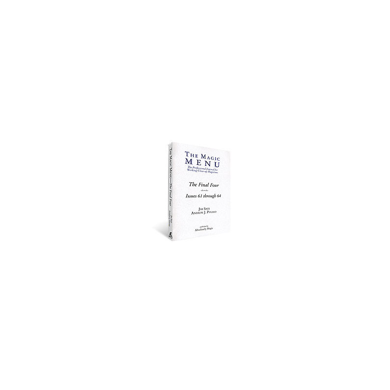 Final Four Magic Menu Book