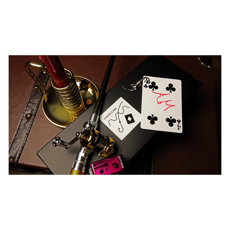 FISHING CARD (Gimmicks and Online Instructions) by Aboutmagic - Trick