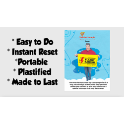 FLASHY BANNER (THE END) by George Iglesias and Twister Magic - Trick