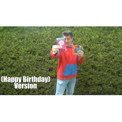 FLASHY BANNER (HAPPY BIRTHDAY) by George Iglesias and Twister Magic - Trick