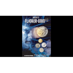 FLICKER COIN V2 (Eisenhower) by Rocco - Trick