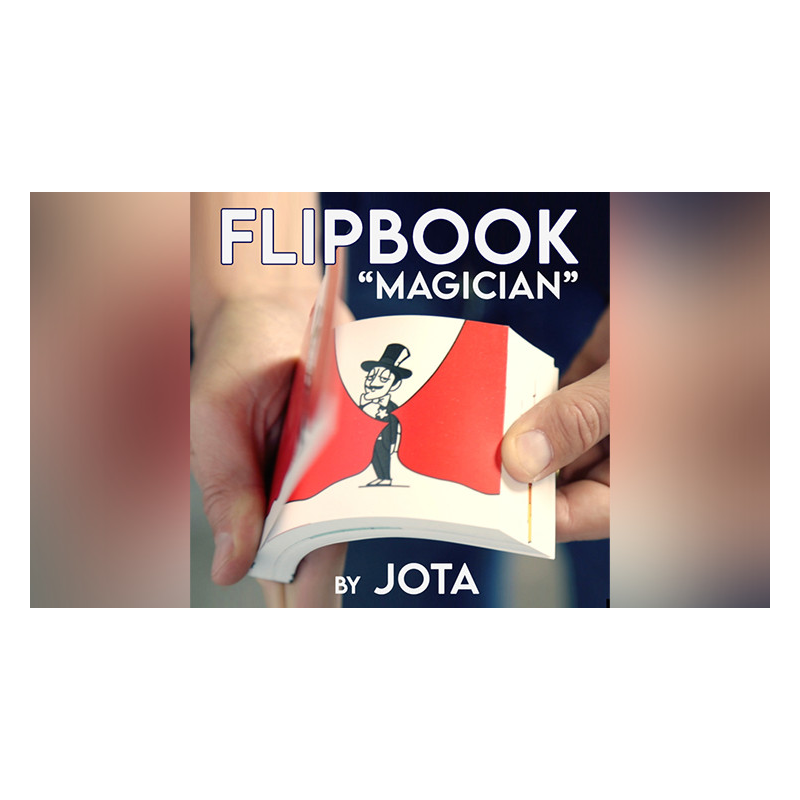 FLIP BOOK MAGICIAN (Gimmick and Online Instructions) by JOTA - Trick