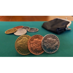 Follow the Silver Walking Liberty (Gimmicks and Online Instructions) by Tango - Trick