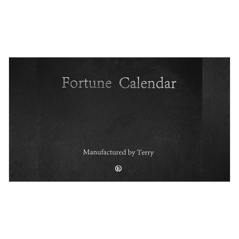 Fortune Calendar (Walnut) by TCC and Terry Chou