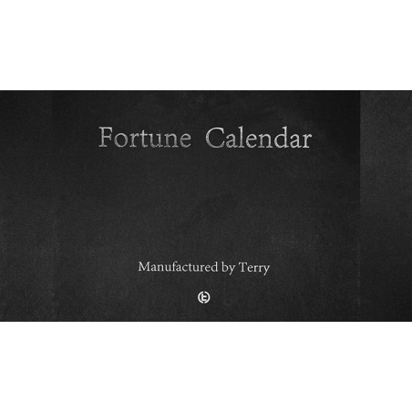 Fortune Calendar (Walnut) by TCC and Terry Chou