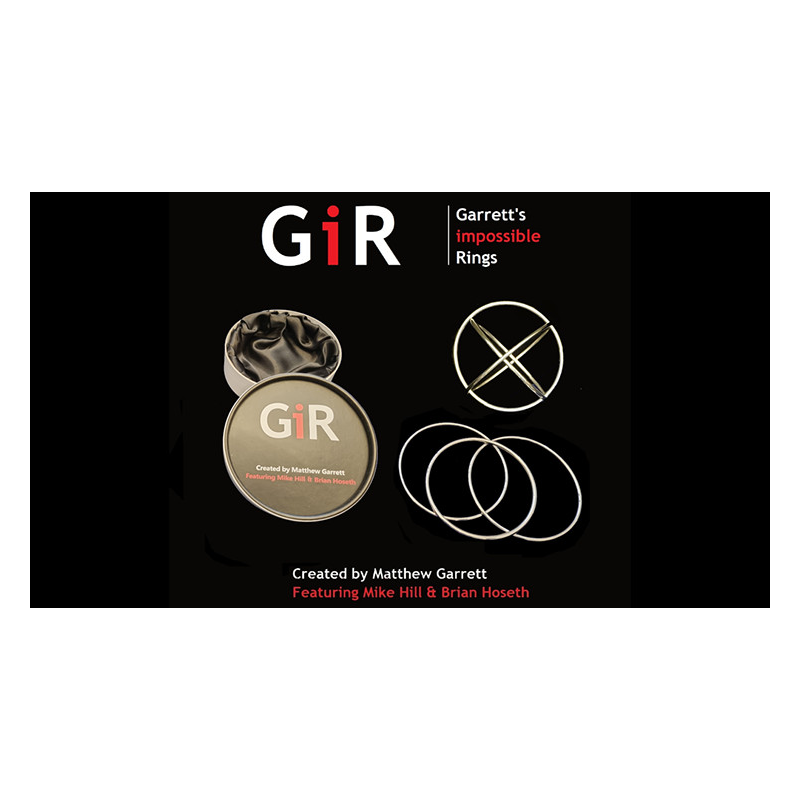 GIR Ring Set (Gimmick and Online Instructions) by Matthew Garrett - Trick