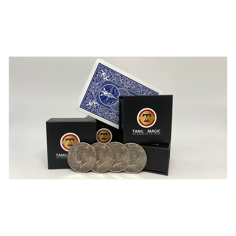 Autho 4 Half Dollar (D0178) (Gimmicks and Online Instructions) by Tango - Trick