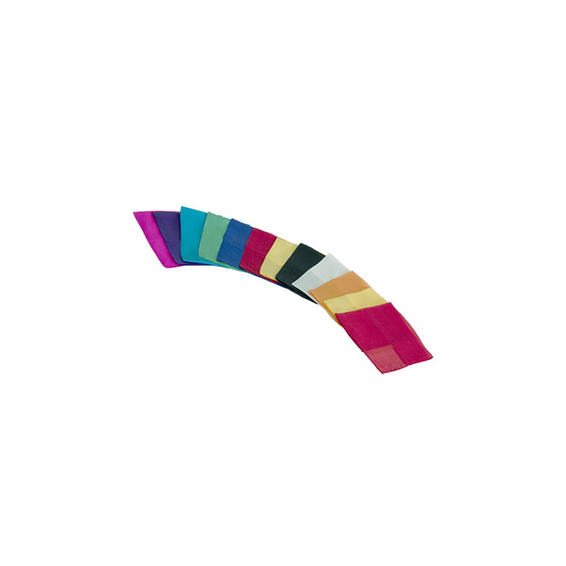 Silks 9 inch 12 Pack (Assorted) Magic by Gosh - Trick
