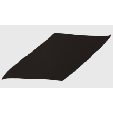 Diamond Cut Silk 18 inch (Black) by Magic By Gosh - Trick