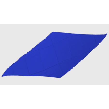 Diamond Cut Silk 18 inch (Blue) by Magic By Gosh - Trick