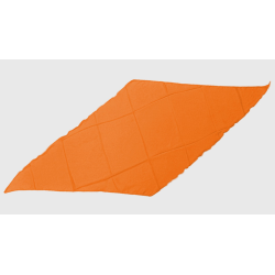 Diamond Cut Silk 18 inch (Orange) by Magic By Gosh - Trick
