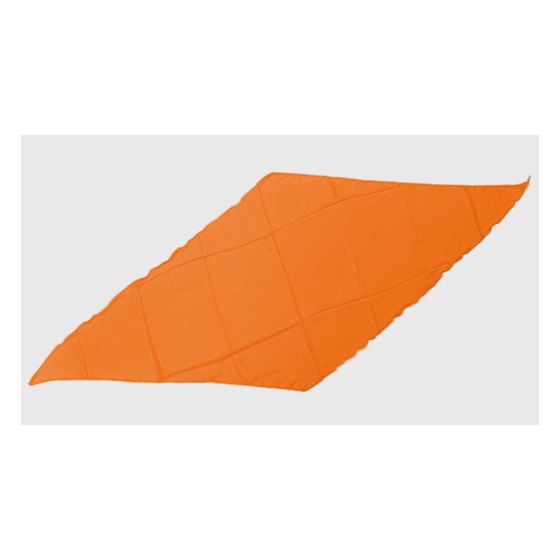 Diamond Cut Silk 18 inch (Orange) by Magic By Gosh - Trick