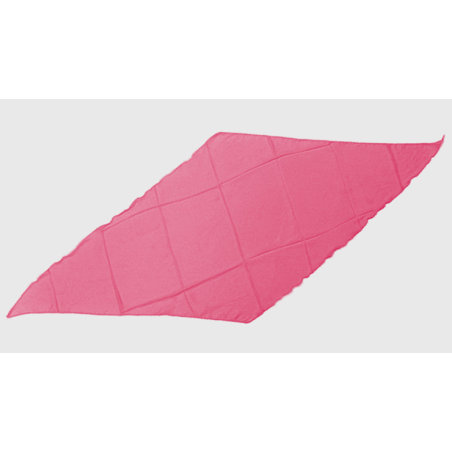 Diamond Cut Silk 18 inch (Pink) by Magic By Gosh - Trick