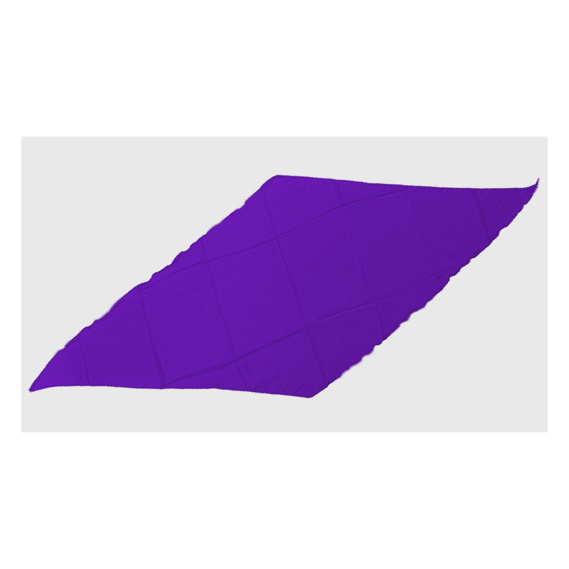 Diamond Cut Silk 18 inch (Purple) by Magic by Gosh-Trick