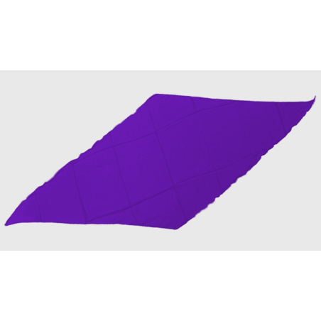 Diamond Cut Silk 18 inch (Purple) by Magic by Gosh-Trick