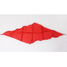 Diamond Cut Silk 18 inch (Red) by Magic by Gosh-Trick