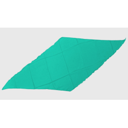 Diamond Cut Silk 18 inch (Turquoise) by Magic By Gosh - Trick