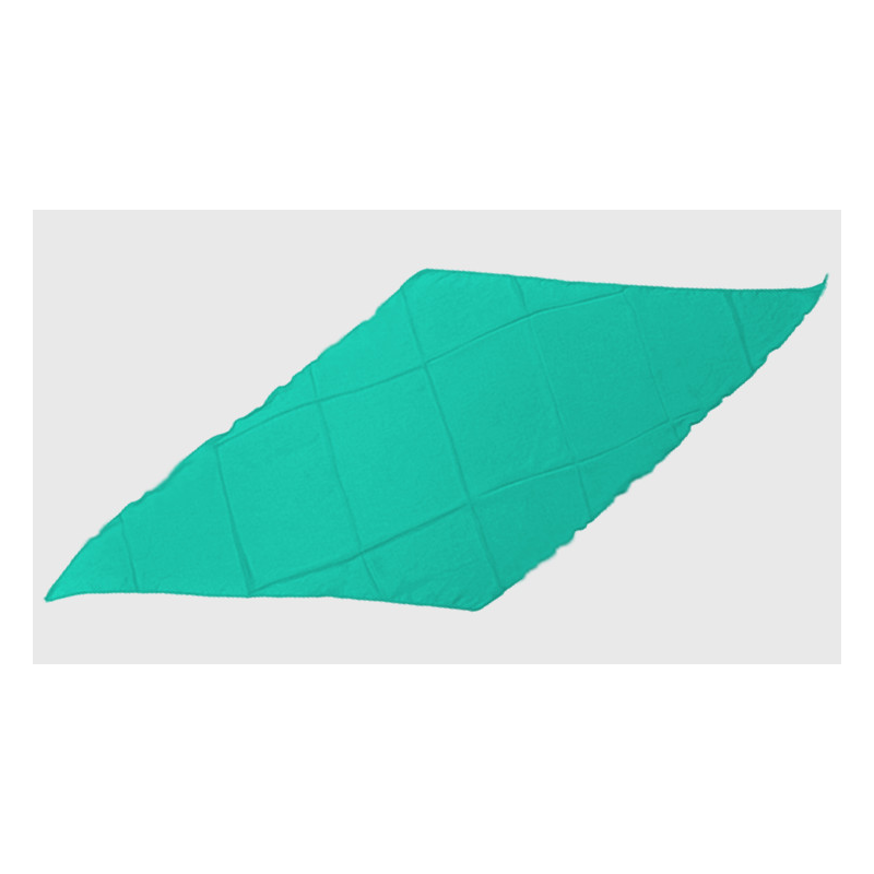 Diamond Cut Silk 18 inch (Turquoise) by Magic By Gosh - Trick