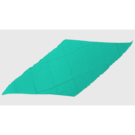 Diamond Cut Silk 18 inch (Turquoise) by Magic By Gosh - Trick