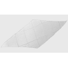 Diamond Cut Silk 18 inch (White) by Magic By Gosh - Trick