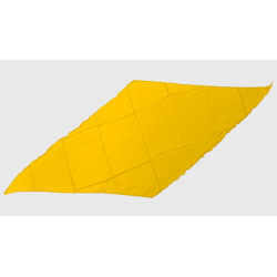Diamond Cut Silk 18 inch (Yellow) by Magic by Gosh-Trick