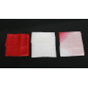 Silk 15 in (Half-Dyed) Red and White from Magic by Gosh