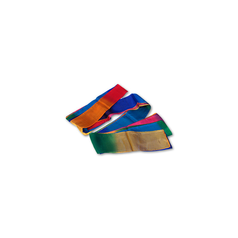 Multicolor Silk Streamer 4 inch by 50 feet by Magic by Gosh - Trick
