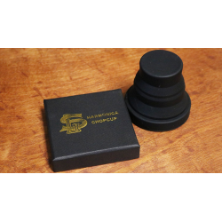 Harmonica Chop Cup Black 2 (Silicon) by Leo Smetsers - Trick