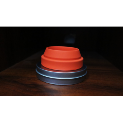 Harmonica 2 Chop Cup Red (Silicon) by Leo Smetsers - Trick