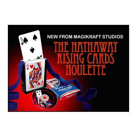 Hathaway Rising Cards Houlette (With DVD) by Martin Lewis - Trick