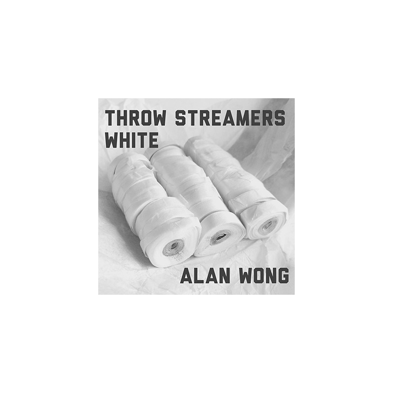 Throw Streamers white (30 Head / 10 pk.) by Alan Wong - Trick