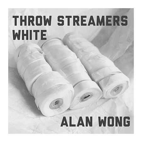 Throw Streamers white (30 Head / 10 pk.) by Alan Wong - Trick