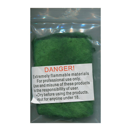 Flash Cotton (Green) by Red Corner Magic - Trick