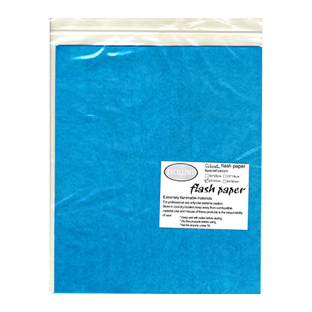 Flash Paper five pack(25x20cm) Blue - Trick