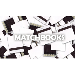White matchbooks (Box of 50)