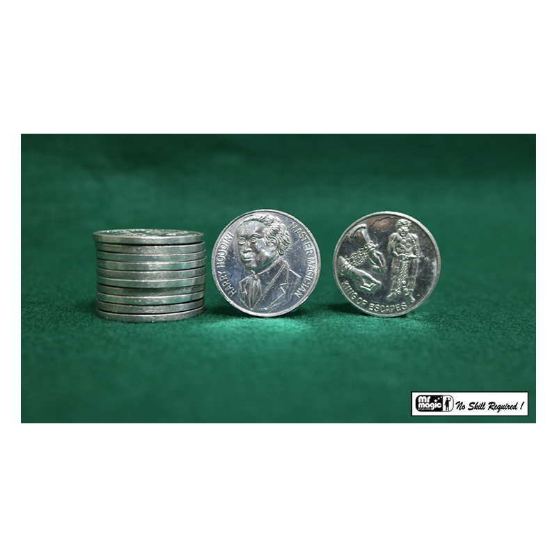 Houdini Palming Coins (12 pieces) by Mr. Magic