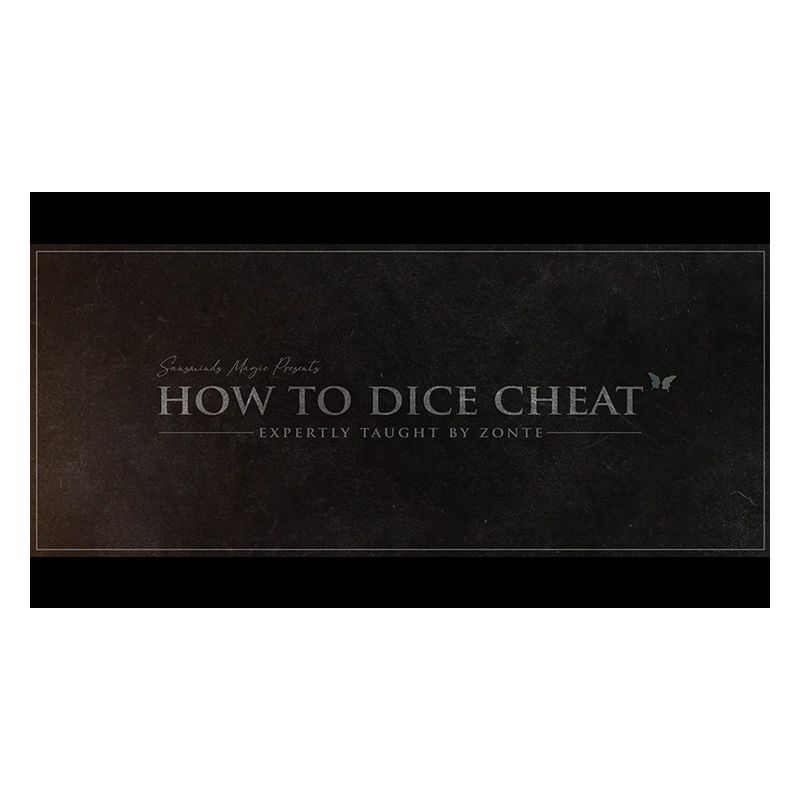 How to Cheat at Dice Black Leather (Props and Online Instructions) by Zonte and SansMinds - Trick