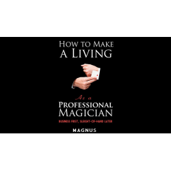 How To Make A Living as a Professional Magician by Magnus and Dover Publications - Book