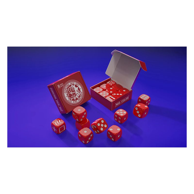 Forcing Dice Set by IARVEL Magic (Red)