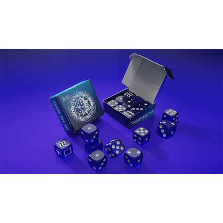 Forcing Dice Set by IARVEL Magic (Transparent Blue)