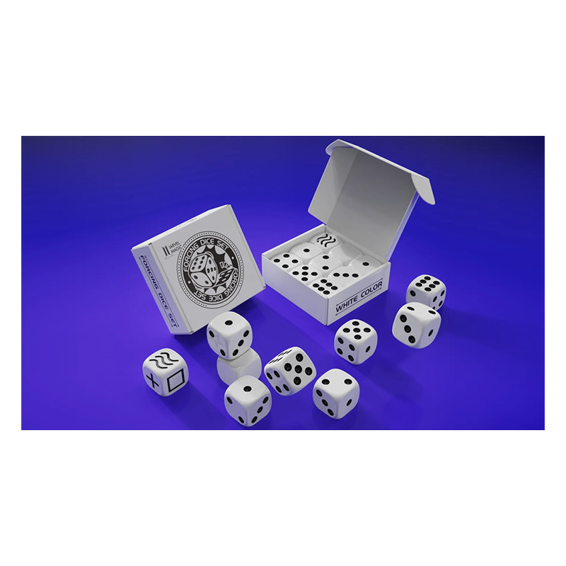 Forcing Dice Set by IARVEL Magic (White)