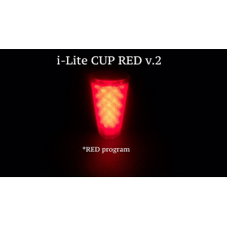 I-Lite Cup V2 (Red) by Victor Voitko (Gimmick and Online Instructions) - Trick