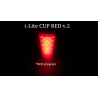 I-Lite Cup V2 (Red) by Victor Voitko (Gimmick and Online Instructions) - Trick