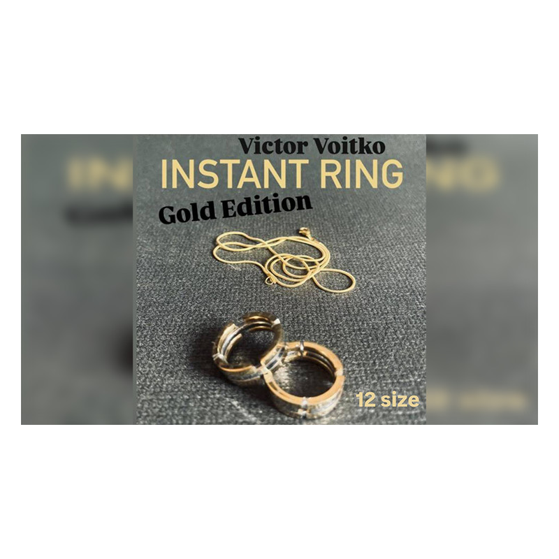 Instant Ring (silver/gold, Size 12) by Viktor Voitko
