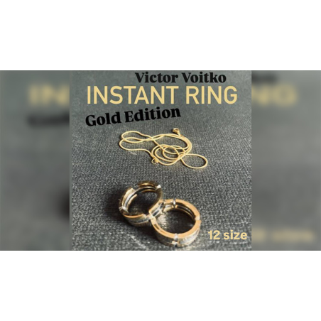 Instant Ring (silver/gold, Size 12) by Viktor Voitko